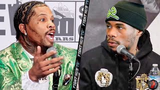 HEATED Gervonta Davis amp Lamont Roach GO AT IT At First Press Conference [upl. by Hnilym830]