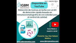 Detección de toxinas en leche con un kit de detección rápida basado en inmunocromatografía [upl. by Mlawsky]