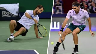 Federer Dismantles Gasquet  The Battle of The OneHanded Backhands [upl. by Kcinimod609]