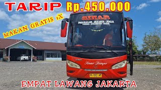 TIKET RP 450000 FASILITAS MAKAN GRATIS 1X BUS PENDATANG BARU SINAR DEMPO ‼️EMPAT LAWANG JAKARTA [upl. by Ydniahs345]