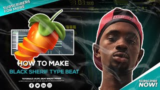 FREE FLPMIDI How To Make Afro Drill Beat  Black Sherif First Sermon Type Beat [upl. by Ayana]