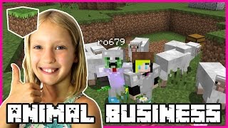 ANIMAL BUSINESS with ronaldOMG  Minecraft [upl. by Yim]