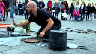 Dario Rossi quotTECHNO RAVE PARTY mode ONquot live  Piazza del Popolo Rome [upl. by Nylaehs203]