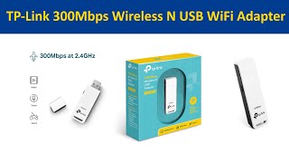 TPLink TLWN821N 300Mbps Wireless N USB WiFi Adapter Unboxing Installation and Review [upl. by Annhej]