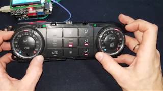 Mercedes ML W164 W251 W164 Air Conditioning Control Unit climatronic [upl. by Dreher7]