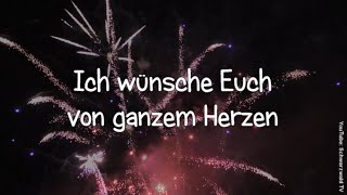 🎩🍀 Frohes neues Jahr 2025 🥂🍾 Guten Rutsch 🎆 Neujahrswünsche🍾 Happy New Year Silvester Grußvideo [upl. by Yeslaehc]