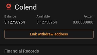 How to link your Colend airdrop withdrawal address on Satoshi app successfully Colend satoshi [upl. by Leemaj]