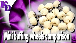 Mini buffing wheel comparison  fine muslin vs fine wool  polymer clay tutorial 262 [upl. by Robbert]