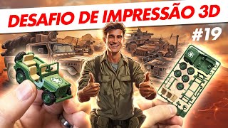 DESAFIO DE IMPRESSÃO 3D 19  Mini Jeep Kit  VAI ENCARAR [upl. by Moulton]