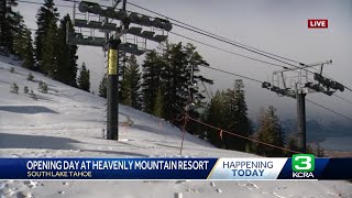 Heavenly Ski Resort opens for 2024 season [upl. by Levins943]