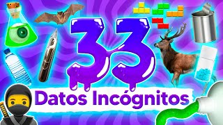 33 DATOS INCÓGNITOS que NO sabías 🤯 7 [upl. by Norreg572]