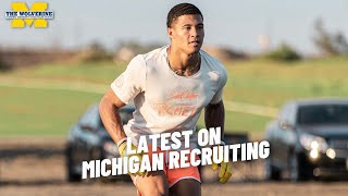 MICHIGAN FOOTBALL RECRUITING INTEL Weekend Visits Domani Jackson More [upl. by Idur]