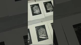 intaglio printing print printmaking artbylaraib artist printlab shorts [upl. by Eyahc427]