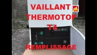 Comment remettre de la pression dans une chaudière Vaillant thermotop T4 version 1 [upl. by Aisatnaf]