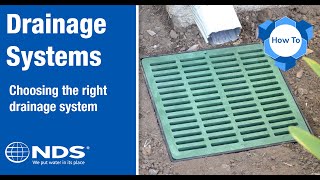 How to Choose the Right Landscape Drainage System for Stormwater Runoff  NDS Yard Drainage Systems [upl. by Cristiona296]