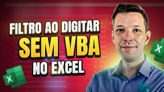 Excel FILTRO Automático ao Digitar SEM VBA [upl. by Herta]