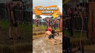 ⚡ 10000V Tough Mudder obstacle 🤣 [upl. by Nebra]