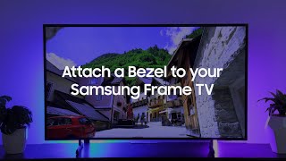 Attach a Bezel to your Samsung Frame TV [upl. by Wrightson]