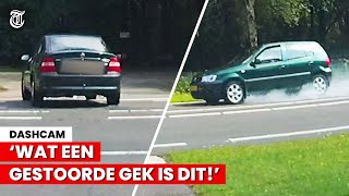 Bestuurder maakt gruwelijke inschattingsfout op N348 Onvoorstelbaar [upl. by Akemed]