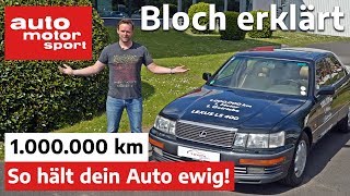 1000000 Kilometer So hält dein Auto ewig  Bloch erklärt 100  auto motor und sport [upl. by January]