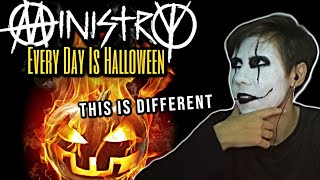 Ministry  Every Day Is Halloween  Reaction  Lyrical Analysis 💀 🎃 [upl. by Valma959]