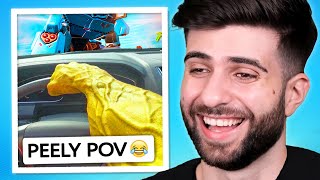 Reacting to ONE HOUR of Fortnite Tiktoks Part 4 [upl. by Kalvn956]