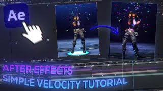 Simple Velocity Edit Tutorial After Effects [upl. by Enia]