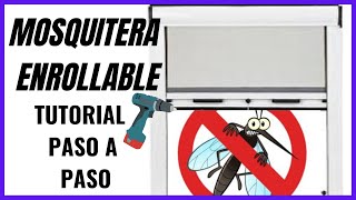 🦟Colocar MOSQUITERA Enrollable Mosquiteras de Aluminio [upl. by Ardnassac669]