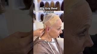 Wig Grip Tutorial on our beautiful client gluelesswiginstall gluelesswigs wigtutorial wigs [upl. by Mela]