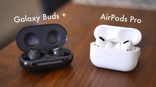 Samsung Galaxy Buds Plus  Review amp Vergleich mit Apple AirPods Pro Deutsch  SwagTab [upl. by Haden]