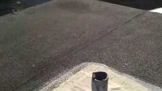 Modified Bitumen SCUPPER installed by National Roofing TX [upl. by Belloir]