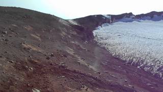 Fumaroles atop Mount Rainier [upl. by Yroc]