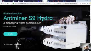 NEW Antminer S9 Hydro Water Cooled Bitcoin Miner [upl. by Tris]