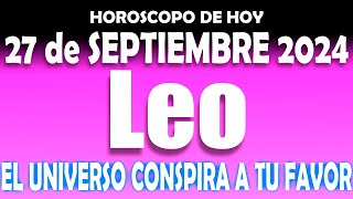 LEO 🤩 SE VIENE UN CAMBIO RADICAL PARA TI 🤩💥HOROSCOPO DE HOY 27 DE SEPTIEMBRE 2024 💖 HOROSCOPO LEO 💖 [upl. by Anaimad]