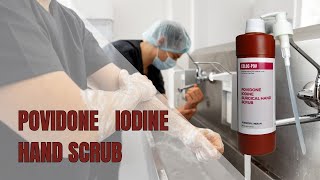 What is Povidone Iodine Hand Surgical Hand Scrub  Hand washing [upl. by Iznek937]