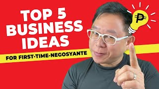 Top 5 Business Ideas for First Time Negosyante  Chinkee Tan [upl. by Nomsed]