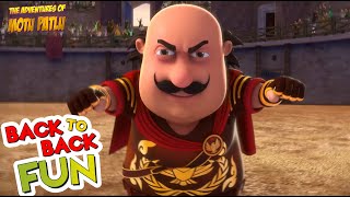 Back To Back Fun  80  Motu Patlu Cartoons  S11  Cartoons For Kids  motupatlu video [upl. by Agate]