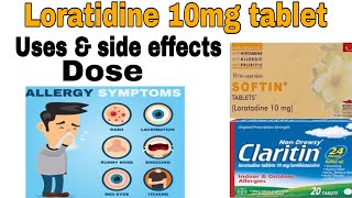 softin tablet 10mg uses Loratadine 10mgAnti allergy medicine side effects How to use [upl. by Ardnasyl]