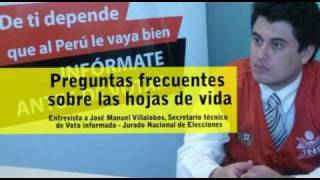 Preguntas frecuentes sobre las hojas de vida de los candidatos  elecciones 2010 [upl. by Harpole]