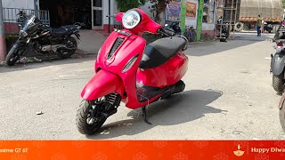 Bajaj electric scooty Chetak 2024 naya model price best metal body naya colour [upl. by Demetrius]