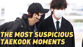 Suspicious TAEKOOK Moments That Will Make You Lose Your Mind [upl. by Ahsenet]