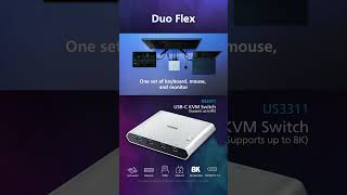 Switch Create and Excel with ATEN Duo Flex 2Port 4K DisplayPort KVM Switch ATEN kvm [upl. by Lazor618]