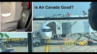 Toronto to Boston Air Canada B737 Economy [upl. by Rika]