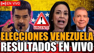 🔴ELECCIONES EN VENEZUELA EN VIVO RESULTADOS ¡ESCÁNDALO MUNDIAL MADURO quotGANADORquot  BREAK POINT [upl. by Ahseryt393]