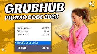 GrubHub Coupon Codes 2023 ✔ GrubHub Promo Code for existing customers [upl. by Bornie]