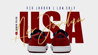 USA 2024 Air Jordan 1 Low Golf DETAILED LOOK  RELEASE INFORMATION [upl. by Rickie402]