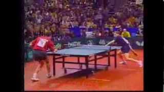 WTTC 1997 Highlights JanOve Waldner vs Vladimir Samsonov Final [upl. by Hieronymus]