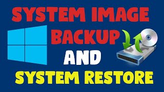 How To Create a System Image Backup And Do A System Restore In Windows 10 [upl. by Irot]