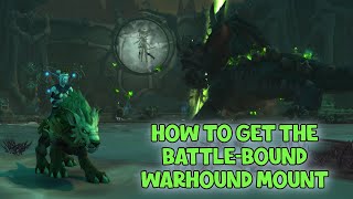 WoW Shadowlands  How To Get The Gnawed Reins of the BattleBound Warhound Mount  Maldraxxus [upl. by Krute]