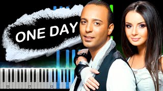 Arash feat Helena  One Day Piano Tutorial [upl. by Annasus63]